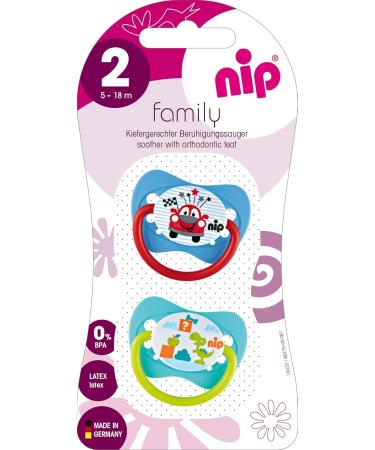 Nip Pacifier for Boys | Latex | 5-18 Months | International Shipping Available - Buy Online on GoSupps.com