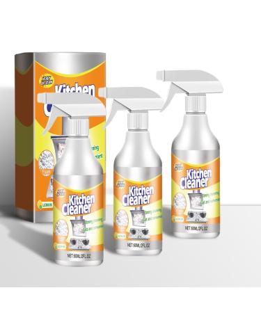 Sciasi Kitchen Foam Cleaner Sciasi Foam Cleaner Powerful Clean Kitchen Oil Stains Kitchen Cleaner Foam Spray All-Purpose Kitchen Pots and Pan Cleaner (3*pcs)
