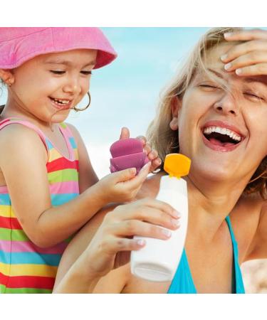 Sunscreen Sponge Applicator - Portable Sunblock Buddy Applicator | Children's Roller Sunscreen Dispenser | Ergonomic Sunscreen Roller Lotion Holder For School Trips Hiking Pink - Buy Online on GoSupps.com