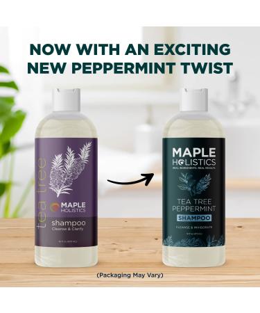 Maple Holistics Tea Tree Shampoo 16 oz â€“ Special Formula for Scalp Relief & Shine - Buy Online on GoSupps.com