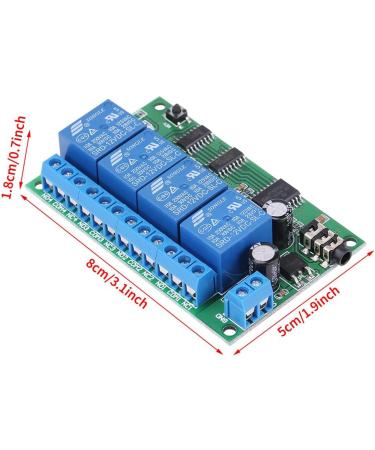 Decoder Relay Module AD22B04 - 12V 4 Channel DTMF Tone Phone Remote Controller | International Shipping Available - Buy Online on GoSupps.com