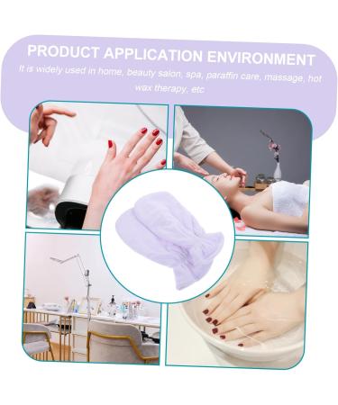 Healeved 1 Pair Care Hot Wax Hand Home Wax Gloves Hand Caring Gloves Glvoes Moisturizing Care Gloves Wax Moistening Gloves Grooming Glove White Essential Oil Flannel Thermostat - Buy Online on GoSupps.com