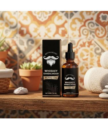Beard Oil | Natural Moisturizing Softener Oil for Facial Hair and Thick Mustaches | For Men Daily Care Morning Shower Styling Travel - Buy Online on GoSupps.com