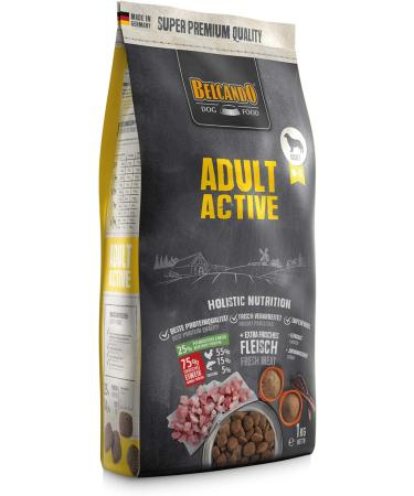 Belcando Adult Active Dog Food | Premium Dry Food for Active & Sports Dogs | Sole Feed for Adults (1 kg) - International Shipping - Buy Online on GoSupps.com
