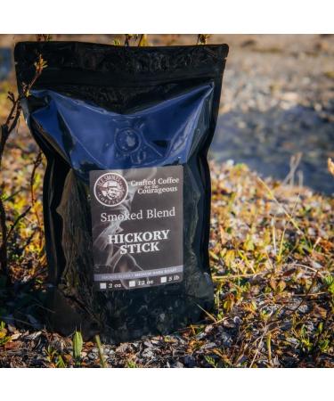 OLE Smokes Coffee | Whole Bean Coffee | Medium Dark Roast | Smoked Blend | Hickory Stick | 12 OZ Bag | Pack of 1 - Buy Online on GoSupps.com