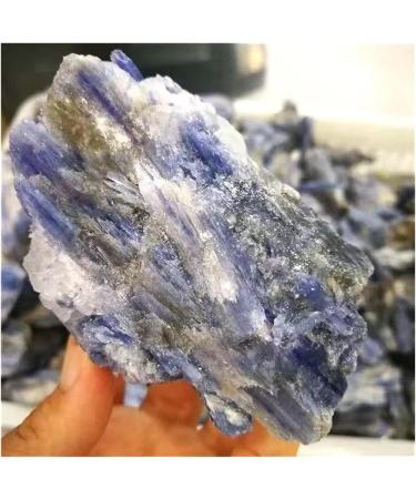 CIMWJOPS Natural Crystal Rough 1PC 150G-330G Natural Raw Cyanite Quartz Crystal Cluster Blue kyanite Rough Stone for Decoration 1pc 215g-235g - Buy Online on GoSupps.com