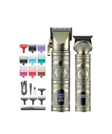 Razors V-670 Maquinas De Cortar Pelo Profesional Mens Barber Professional Hair Trimmer Clipper Set Personal Care Appliances Dresses Gold
