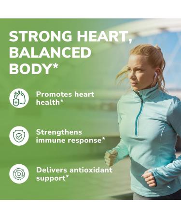 Vitalibre CoQ10 200mg Ubiquinone with PQQ Folate Niacin K2 D3 Black Pepper Powerful Antioxidant Energy Booster and Odorless Garlic 180 Softgels Extra Strength 100:1 Extract Heart & Immunity - Buy Online on GoSupps.com