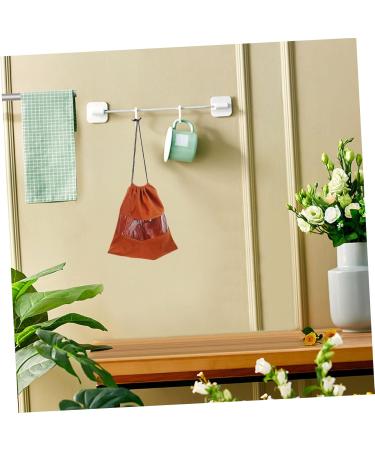 Baluue 5pcs Suede Cosmetic Bag Hair Dryer Storage Bags Pvc Coffee Drawstring Hair Dryer Bags - Buy Online on GoSupps.com