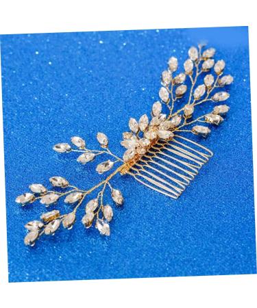 Didiseaon Hairpin Hair Comb Headgear Bride Accessories Crystal - Buy Online on GoSupps.com