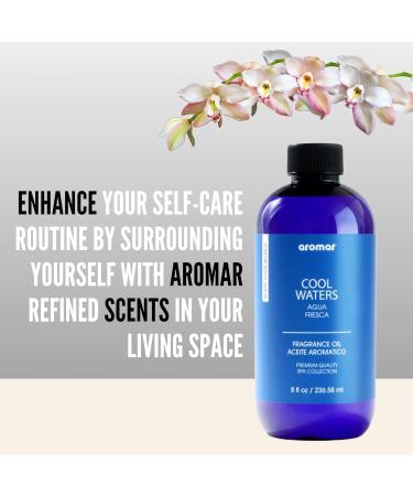 AROMAR Fresh Linen Fragrance Oil 235ml - Uplifting Aroma for Diffusers Aromatherapy Soap Making Candles & Home Scents - International Shipping Available - Buy Online on GoSupps.com