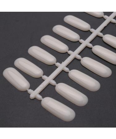 Funfob Round Nail Piece Nail Color Card Flat Bottom Solid Nail Piece Display Nail Piece Sample Flat Bottom Color Card - Buy Online on GoSupps.com