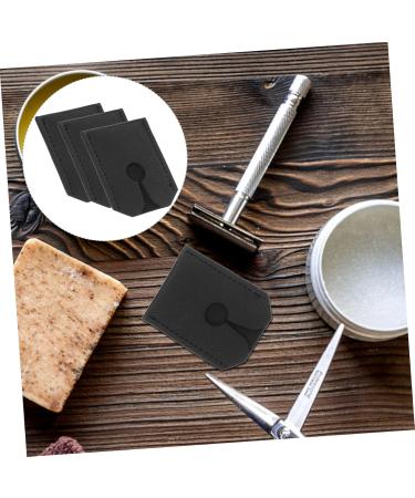 15 Pack Portable Leather Travel Razors - 5.6x4.3cm | Durable PU Razor Set with Shear Storage | Ideal for Men - Buy Online on GoSupps.com