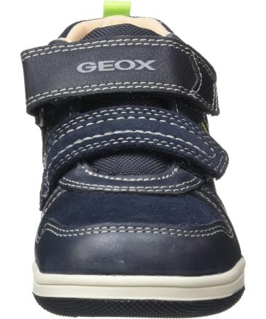 Geox Baby Girls B New Flick F Trainers - Navy Fluo Yellow - Size 5 UK Child - Buy Online on GoSupps.com