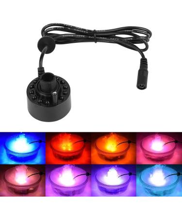 Hangrow Ultrasound Nebulizer Fog Producer - DC 24V 350 ml/h Mist Maker for Pond & Aquarium | Halloween Party Atmosphere Decor with Colorful Lights - Buy Online on GoSupps.com