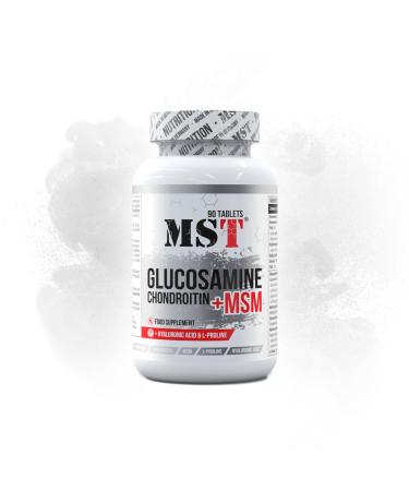 GLUCOSAMINE - CHONDROITIN - MSM + Hyaluronic Acid + L-Proline | 90 Tablets | STD NUTRITION BERLIN |