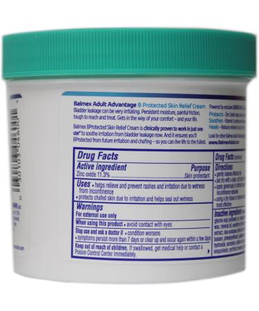 Balmex Adult Care Rash Cream 12 oz - Pack of 6 | Soothes and Protects Skin - Buy Online on GoSupps.com