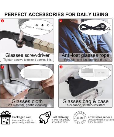 MARE AZZURO Oversized Square Reading Glasses for Men | Large Black Readers (1.50) - Comfortable Stylish & Perfect for Big Faces | International Shipping Available - Buy Online on GoSupps.com