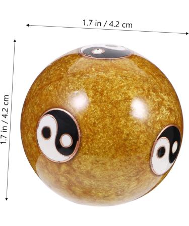Clispeed 8 STK Massage Globe Handballs - Metal Stress Balls for Health & Gymnastics Exercises - Ideal for Adults - Enhance Grip & Relaxation - International Shipping - Buy Online on GoSupps.com