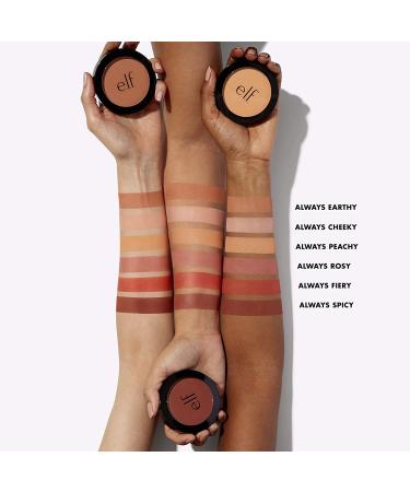 E.L.F. Primer-Infused Blush Always Cheeky - Long-Lasting Color 0.35 oz - Buy Online on GoSupps.com