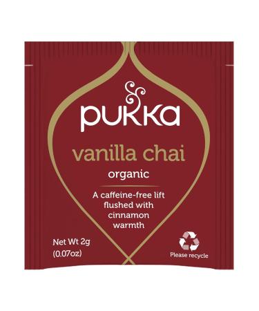 Pukka Vanilla Chai Organic Caffeine free - 60 Tea Bags - Pack of 3 - Buy Online on GoSupps.com