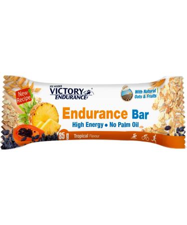 Victory Endurance - Endurance Bar (25x85g) Tropical Flavor Energy Bar Palm Oil Free 46 Percent Oats With Digestive Enzymes - Buy Online on GoSupps.com