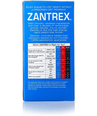 Zantrex Blue Weight Loss Supplement Pills - 3 Pack 84 Count - Energy & Dietary Supplements for Weight Loss - Buy Online on GoSupps.com