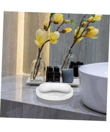 Ciieeo 2 Pcs Marble Soap Dish Sink Soap Holder Countertop Soap Dish Bath Soap Keeper Bathroom Soap Dish Bath Accessories Sponges Dish White Marbling Travel Storage Rack Resin - Buy Online on GoSupps.com