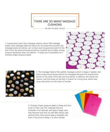 FRESHN Eco Acupressure Massage Cushion & Pillow Natural Linen Cotton Trigger Point Mat for Stress Relief & Reflexology (Blue) - Buy Online on GoSupps.com