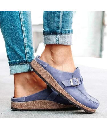Shop Women's Casual Suede Slip-On Sandals | Comfortable Summer Clogs | International Shipping Available - Buy Online on GoSupps.com