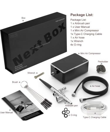PELCAS Airbrush Makeup Kit | 32PSI Airbrush Paint Gun with Compressor | Breeze Airbrush System Set for Face & Body | Portable Cosmetic Starter Kit - Buy Online on GoSupps.com