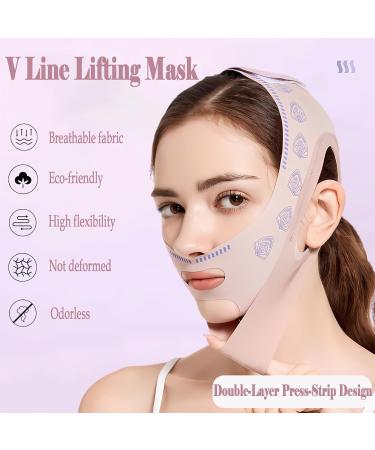 Buy Reusable V Line Mask - Breathable & Comfortable Chin Strap for Women - Pink | International Shipping Available - Buy Online on GoSupps.com