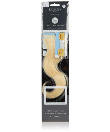Balmain Tape+Clip Extensions Human Hair 2 Pieces Shade L10 Length 25 Cm L10/613 Super Light Blonde 25.4 cm (10 inches)