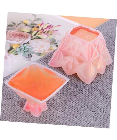 COHEALI 3pcs Candle Molds Diy Resin Epoxy Mold Silicone Jewelry Storage Container Storage Box Jewelry Box Whitex3pcs 8.5x7x12.3cmx3pcs - Buy Online on GoSupps.com