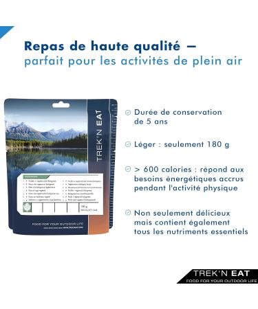 TREK'N EAT Vegetarian Bolognese Pasta - Vegetarian dish - Buy Online on GoSupps.com