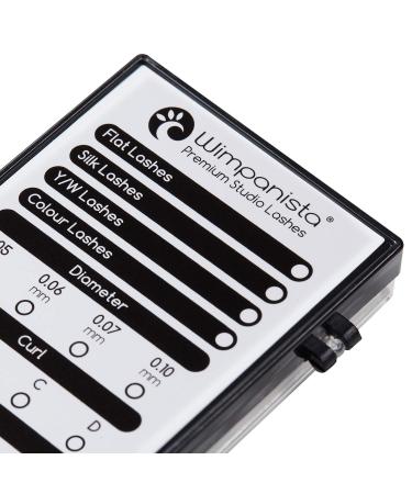 Ombr Blue Silk Eyelashes - D Curl 0.07mm Thickness 8-14mm Mix - 16 Strips Volume Lashes for Extensions - Buy Online on GoSupps.com