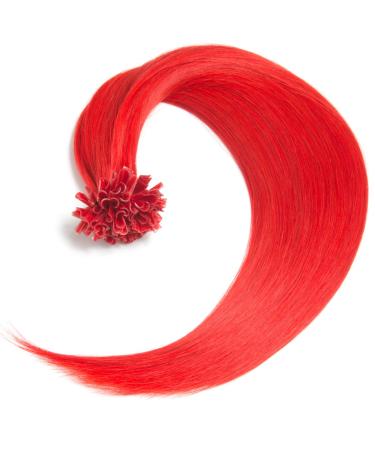 Buy 100% Remy Red Bonding Hair Extensions - 150 Strands 45cm U-Tip Keratin Bonds - Premium Quality Hair - Fast International Shipping - Buy Online on GoSupps.com