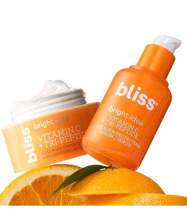 Bliss Vitamin C Brighten Up Moisturizer + Serum Duo - Brightening & Hydrating - All-Day Moisture Daily Use - Clean - Vegan & Cruelty-Free Bright Idea Bundle - Buy Online on GoSupps.com