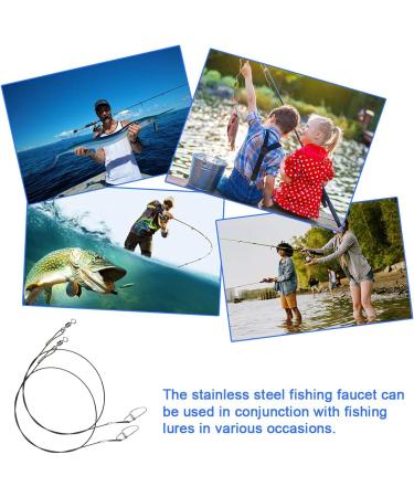Durantey 30-Piece Steel Leader Fishing Wire - Coated 50cm Pike Fishing Lines for Superior Performance - Buy Online on GoSupps.com
