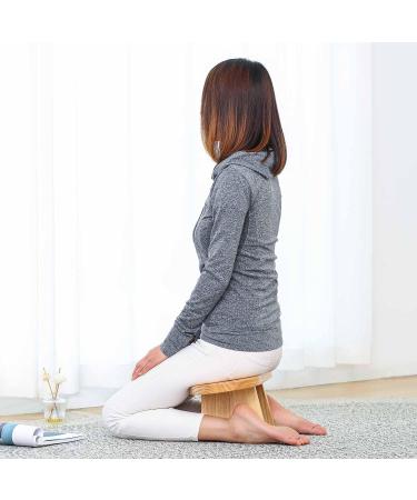 BEENSPIN Meditation Bench - Handcrafted Seiza Prayer Stool for Stable and Comfortable Meditation Practice - Buy Online on GoSupps.com
