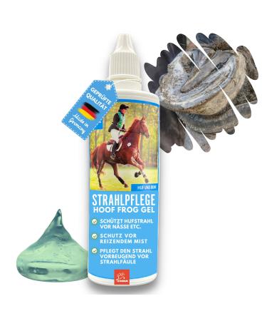 Fork care for horses I Fork protection Hoof care I Clog fork sole I Fork gel I Fork rot prevention I against moisture 100 ml