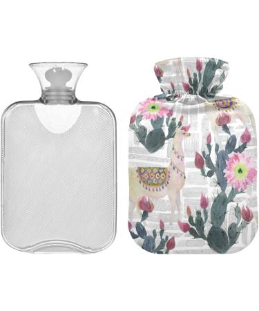 NAANLE Cactus Flower Hot Water Bottle - 1L Heat Bottle for Menstrual Cramps & Pain Relief | Hand & Foot Cold Therapy - Buy Online on GoSupps.com
