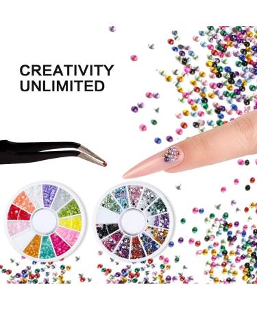 Morovan Acrylic Nail Kit - Acrylic Powder Colored Acrylic Powder Top Base Coat UV Builder Gel Nail Glue Glitter Powder Strip Glitter Sequins - Buy Online on GoSupps.com