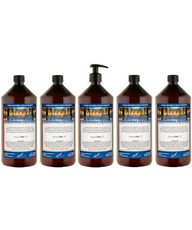 Claudius Herbal 1-liter steam air conditioner with 1 black pump - Pack of 5