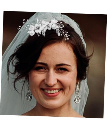 Ciieeo 1 Set Forest Fairy Flower Bridal Hair Accessories Wedding Dress Accessories Yellow 4-piece Set Bridal Pearl Hair Accessories Hair Barrettes Hair Accessories for Girls The Flowers - Buy Online on GoSupps.com