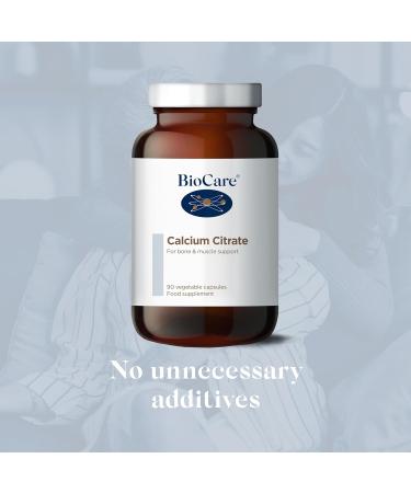 BioCare Calcium Citrate | Bone & Muscle Support Supplement - 90 Capsules - Buy Online on GoSupps.com