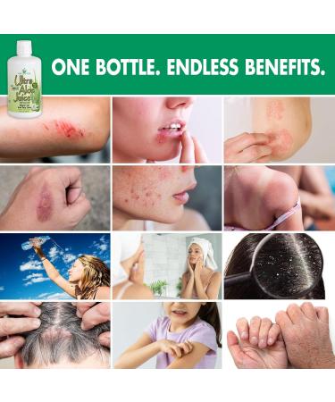 Miracle of Aloe Ultra Aloe Vera Juice Whole Leaf Pure Filtered Certified for Content and Purity 1 Qt - Buy Online on GoSupps.com