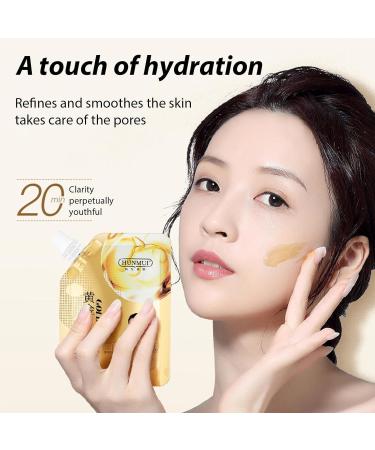  JPSDOWS Golden Snake Mask with Retinol | 100g Peel-Off Mask for Hydration Moisturizing and Cleansing. Absorbs oil detoxifies exfoliates brightens and improves skin radiance. Jpsdows - Buy Online on GoSupps.com