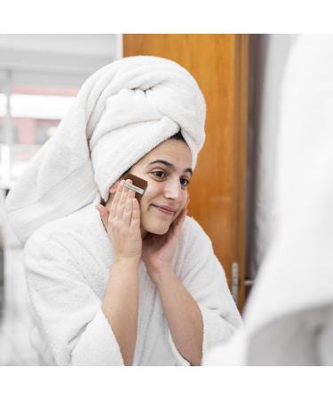 LuckyOpt 200 Face Oil Blotting Sheets with Mirror Travel Box& Puff Linen Fiber Gentle Blotting Paper for Oily Skin Not Destroy Base Makeup (Bamboo Charcoal Refill 400sheets) - Buy Online on GoSupps.com