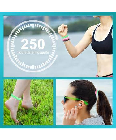 Yolev 12Pack Mosquito Repellent Bracelet - Natural, Waterproof Bands for Adults and Kids | Insect Control Bracelets - 12 Count Pack - Buy Online on GoSupps.com